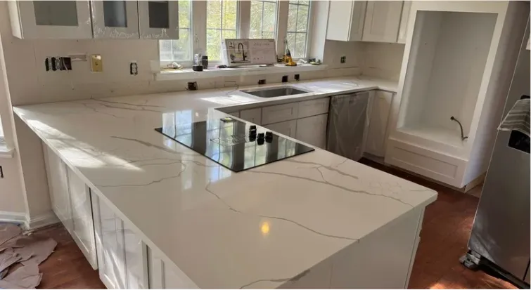 Countertop installation project